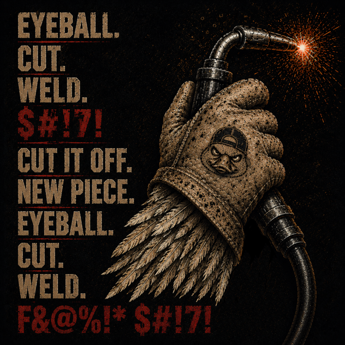 Eyeball. Cut. Weld.