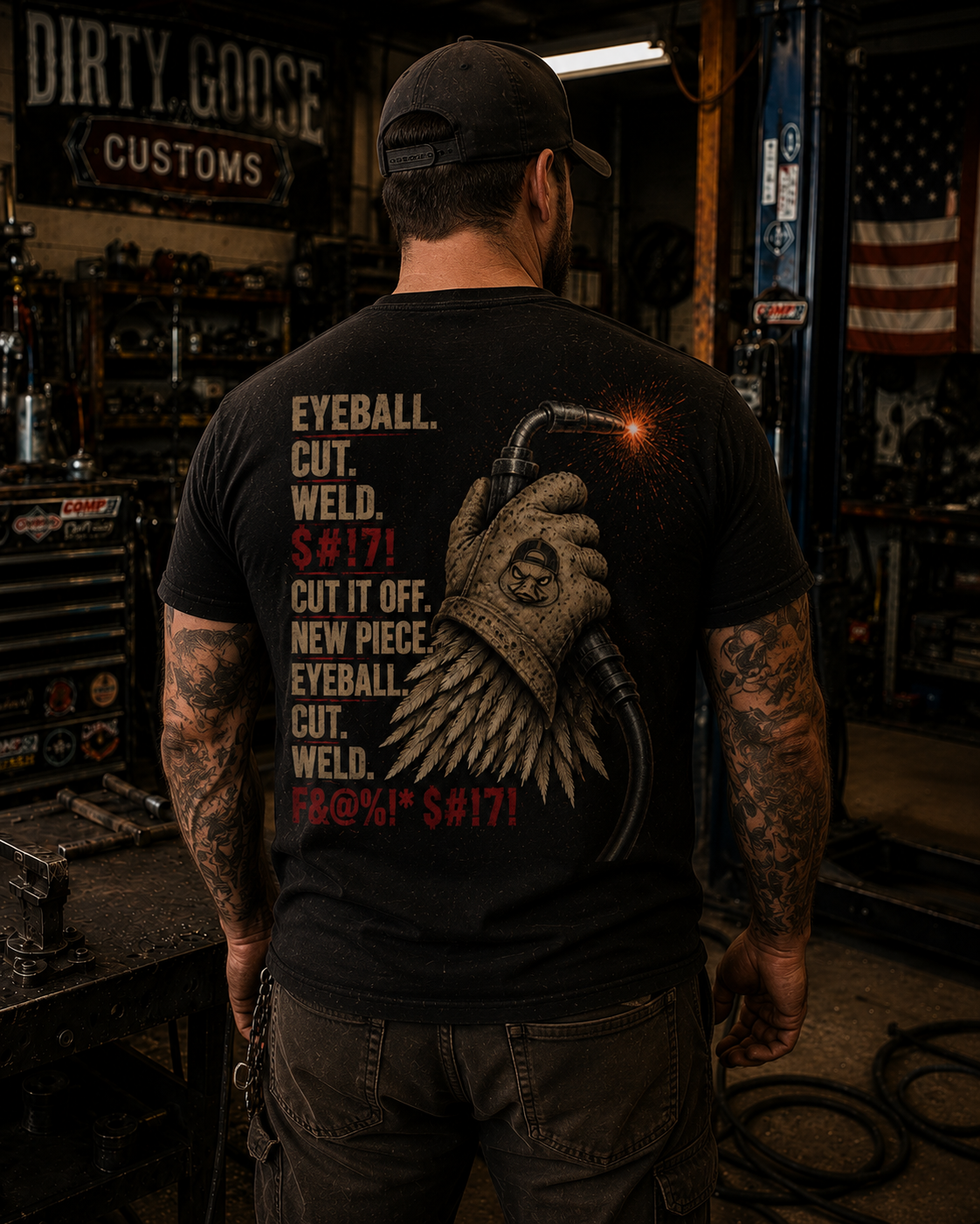 Eyeball. Cut. Weld.