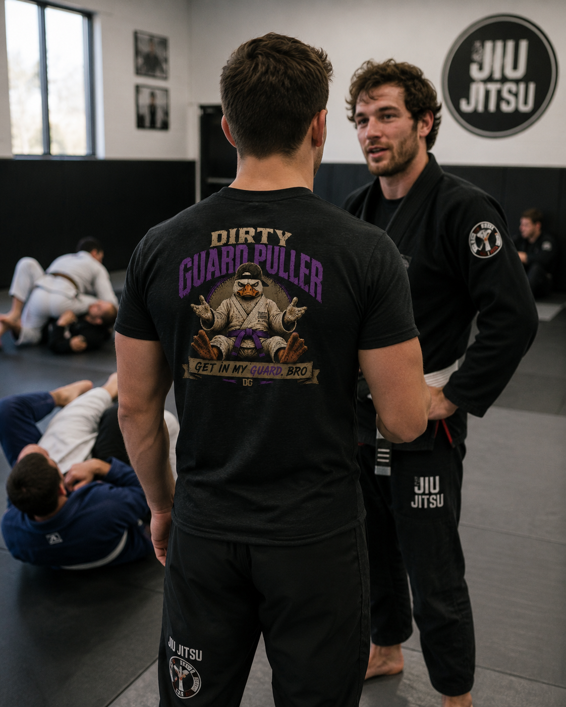 Dirty Guard Puller – get in my guard, bro | Brazilian Jiu Jitsu T-Shirt