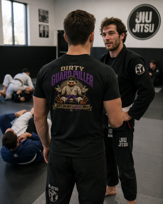 Dirty Guard Puller – get in my guard, bro | Brazilian Jiu Jitsu T-Shirt