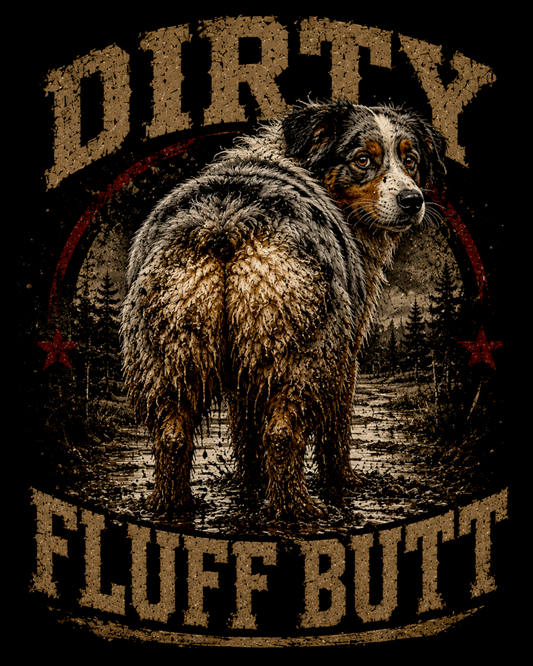 Dirty Fluff Butt Unisex V-Neck T-Shirt