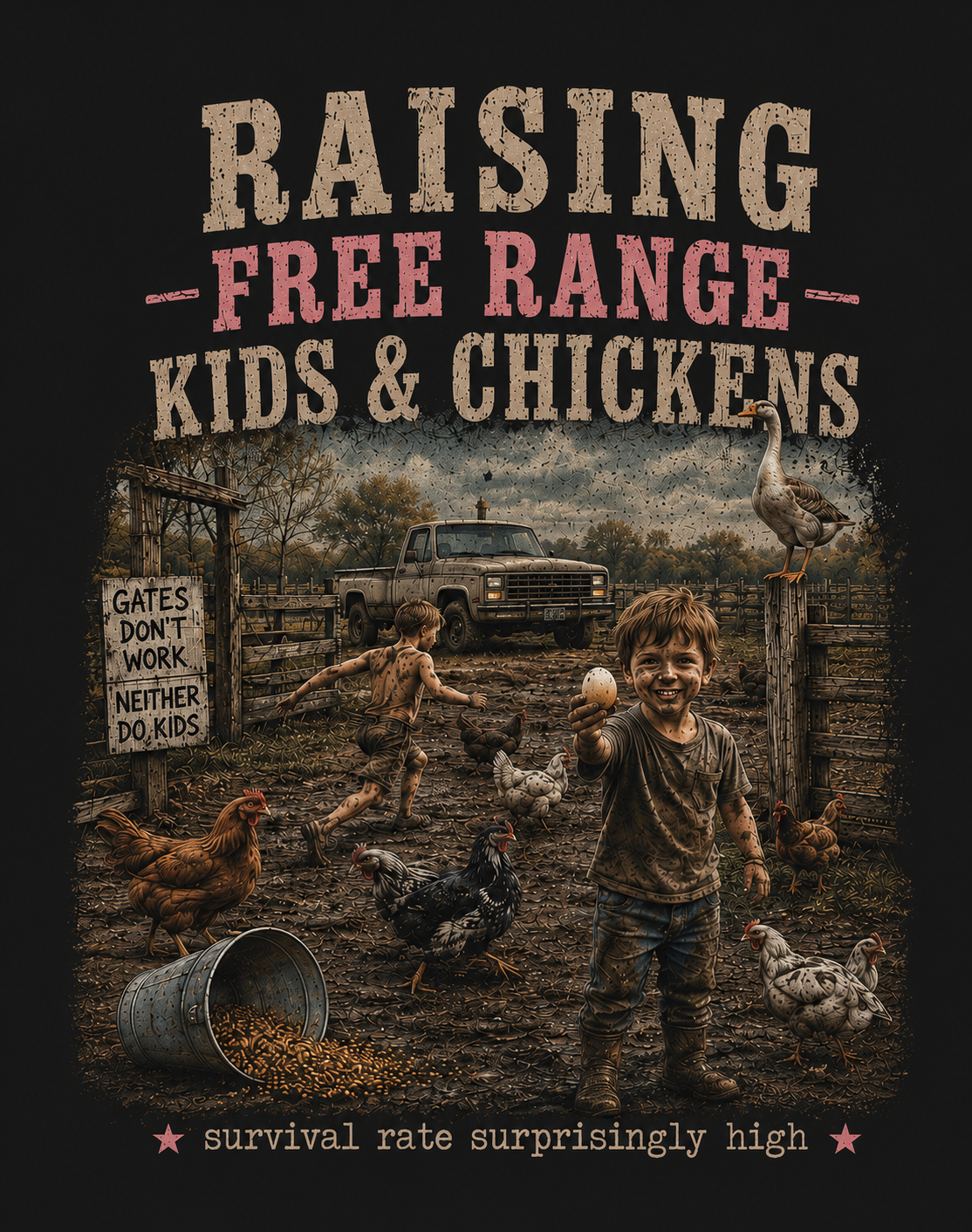 Raising Free Range Kids & Chickens