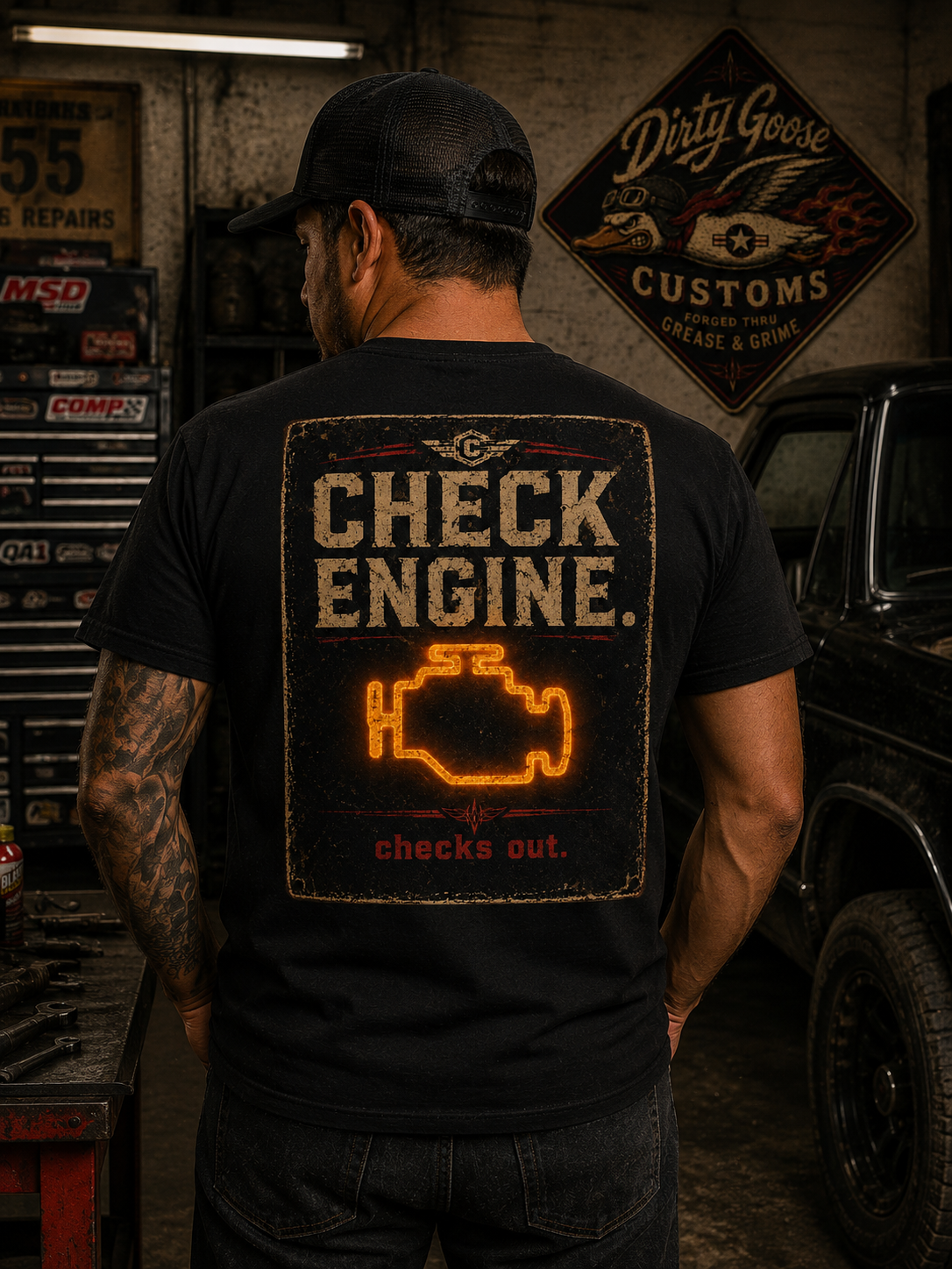 Check Engine. Checks Out.