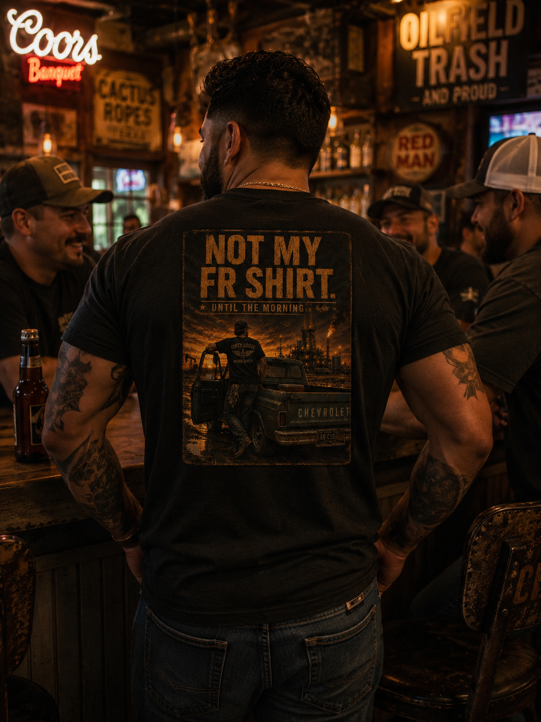 NOT MY FR SHIRT.