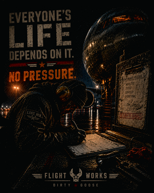 Everyone's Life Depends on It - no pressure. Mechanic Tshirt